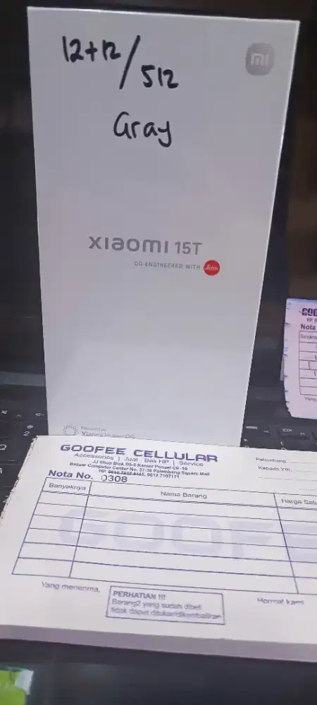 Xiaomi 15T 12/512GB resmi