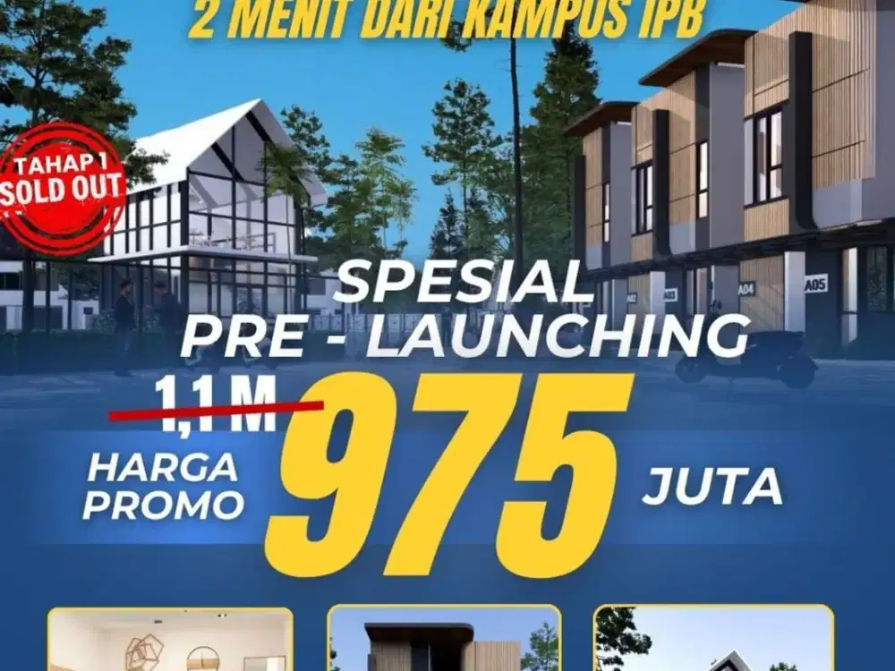 Jual Rumah Kost Premium Lokasi Emas Dekat IPB Income Bulanan