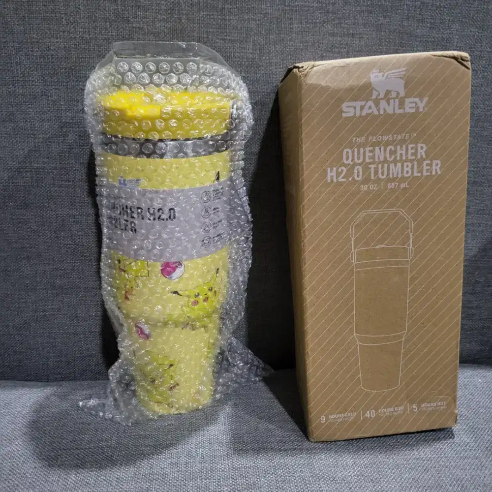 STANLEY PIKACHU BARU ORIGINAL LIMITED EDITION TUMBLER
