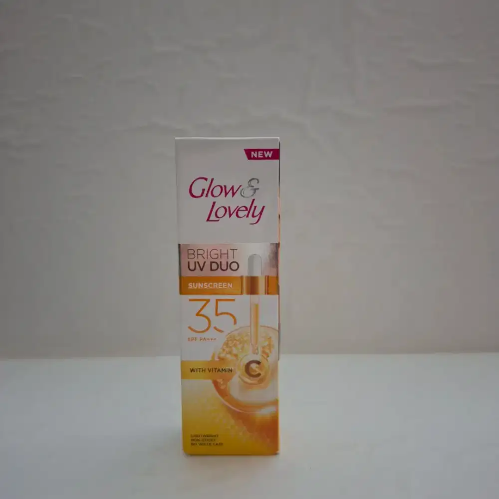 HARGA PROMO: Glow & Lovely Bright UV Duo Sunscreen SPF 35 PA+++