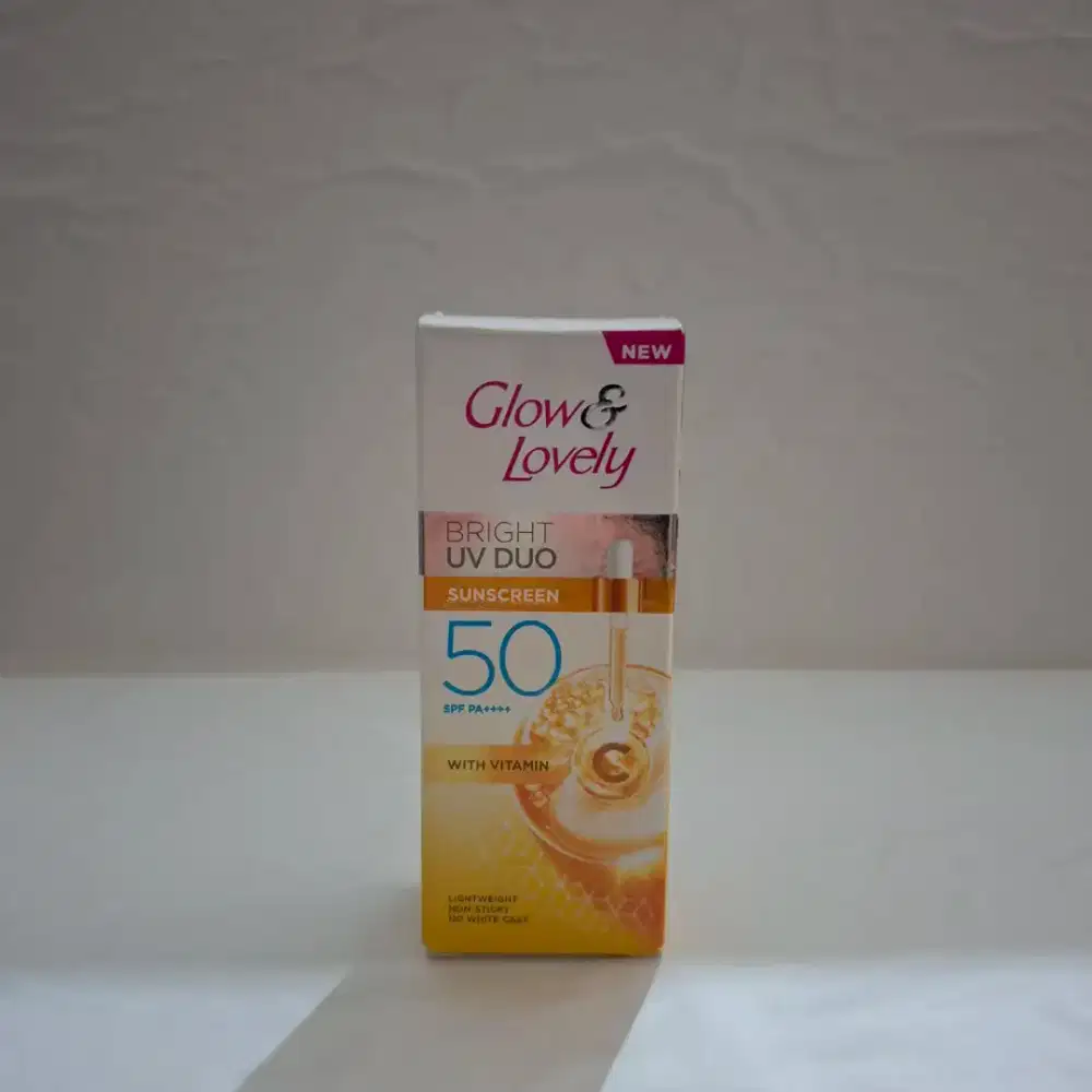 HARGA PROMO: Glow & Lovely Bright UV Duo Sunscreen SPF 50 Pa+++