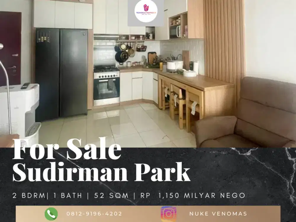 Dijual Apartement Sudirman Park 2 BR Furnished Bagus Tower B