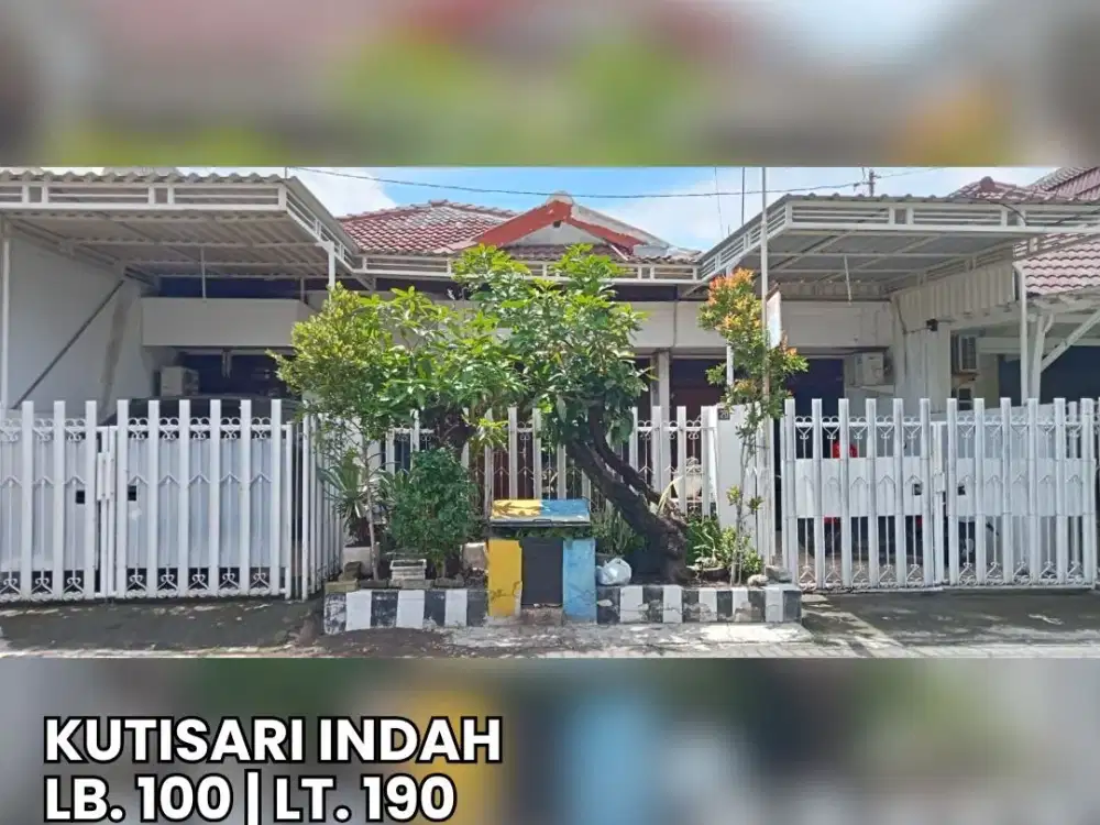 Rumah Kutisari Indah Siap Huni Surabaya