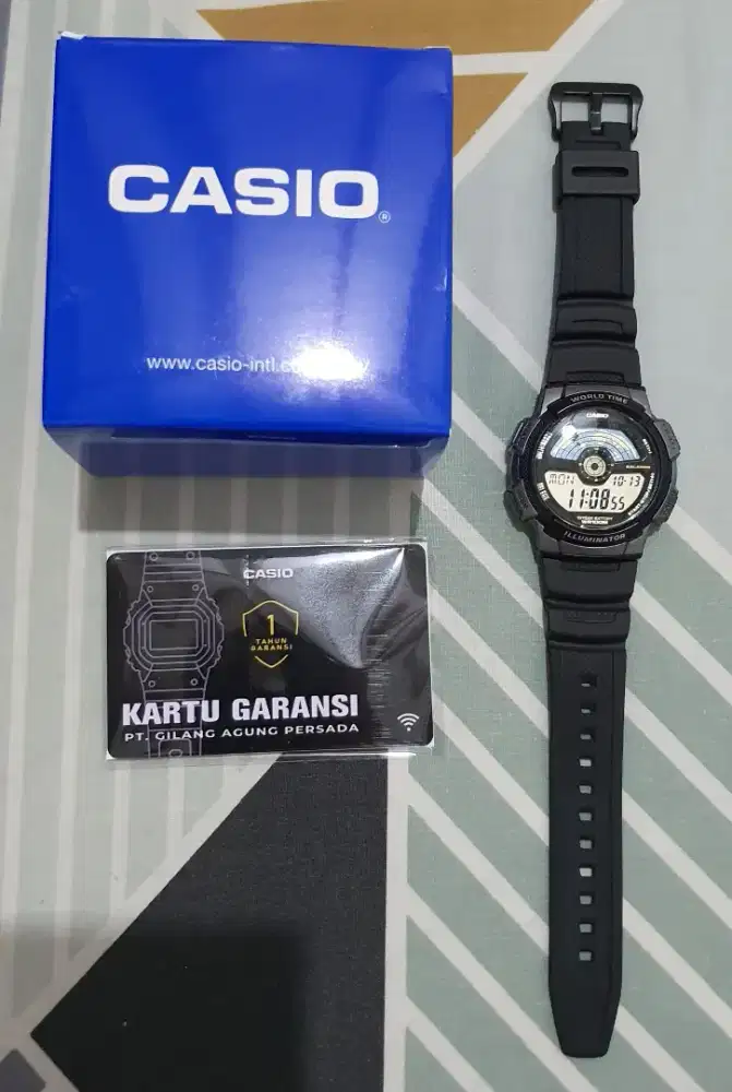 Jam Casio Original AE-1100W lengkap box kartu garansi