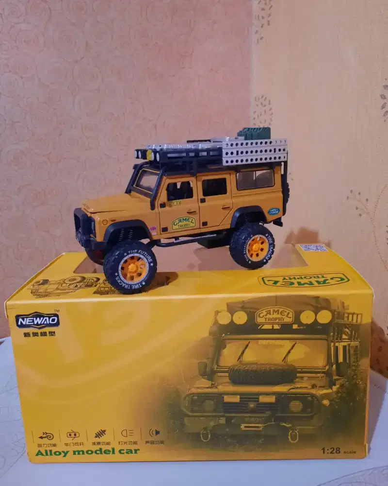 Diecast Land Rover Camel Trophy Alloy Model Car