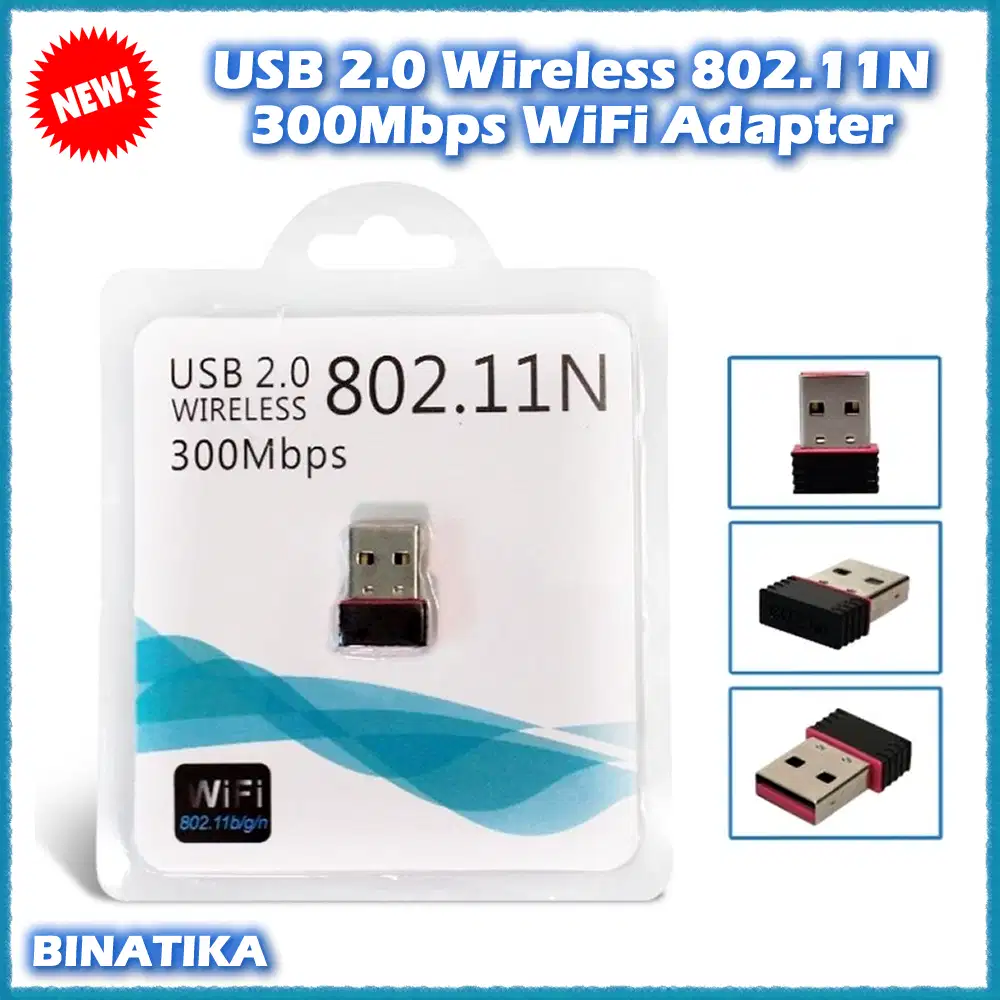 WLAN USB 2.0 Wireless 802.11N 300Mbps WiFi Adapter