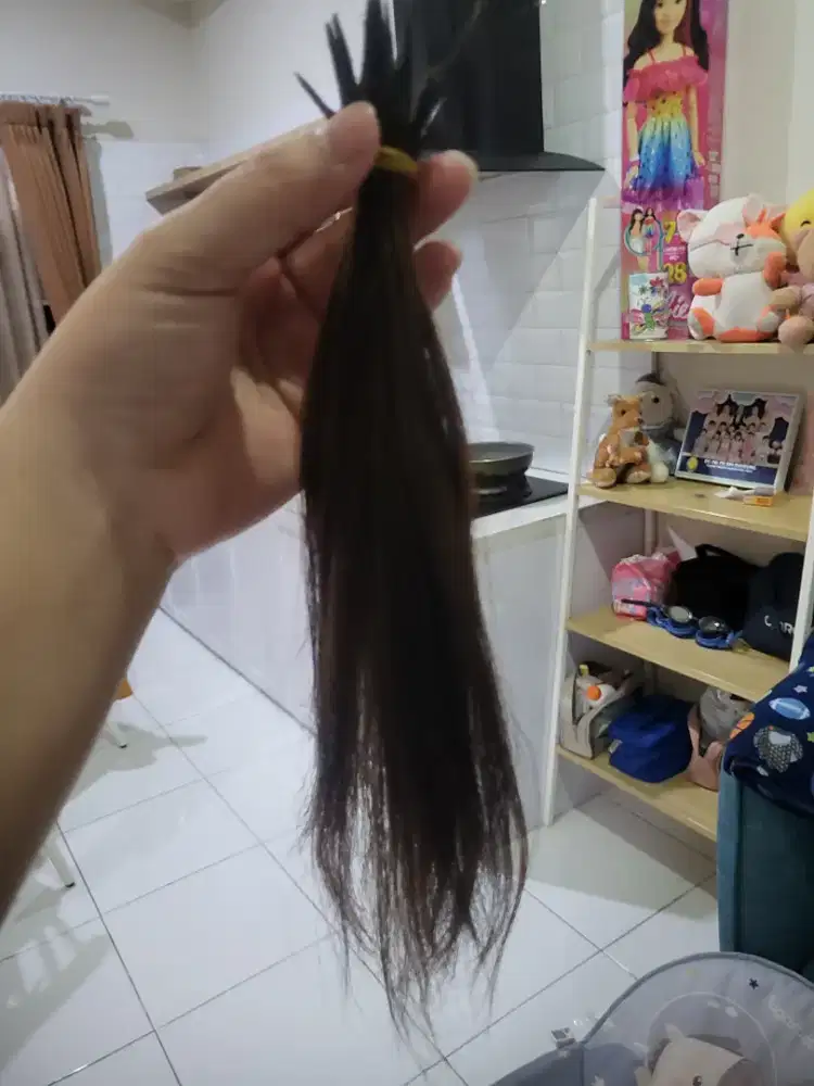 Rambut sambung rambut asli hair extension