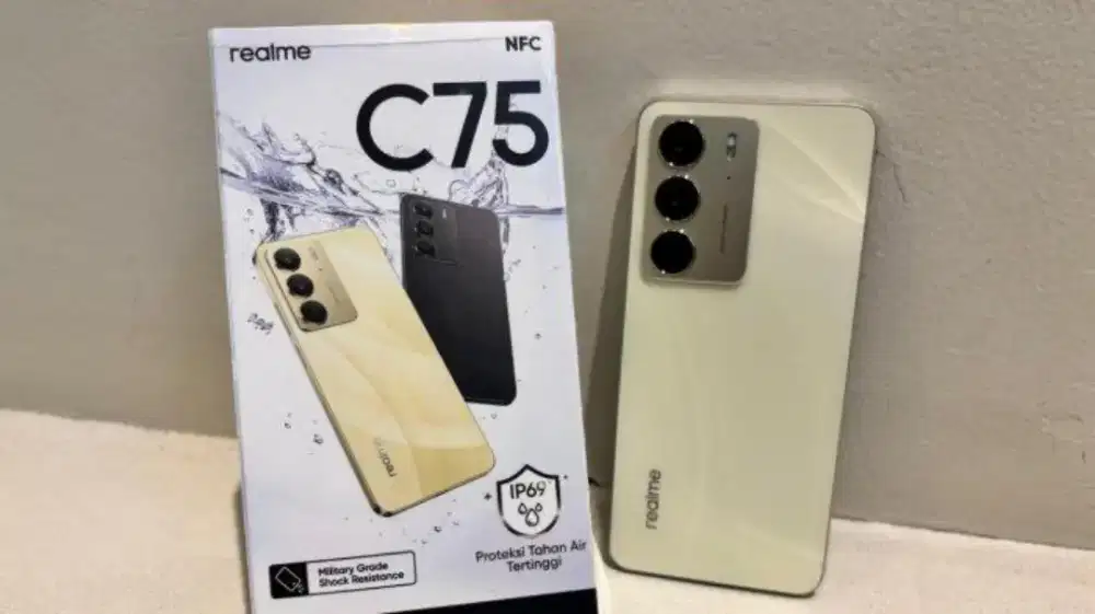 REALME C75 IP69 PROTEKSI TAHAN AIR