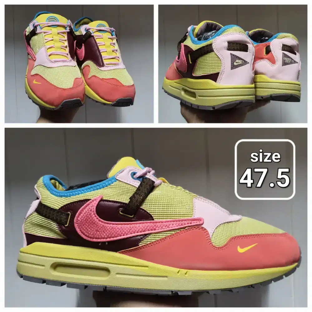 Sepatu Running Casual Nike Airmax1 Travis size 47.5 Preloved NoBox