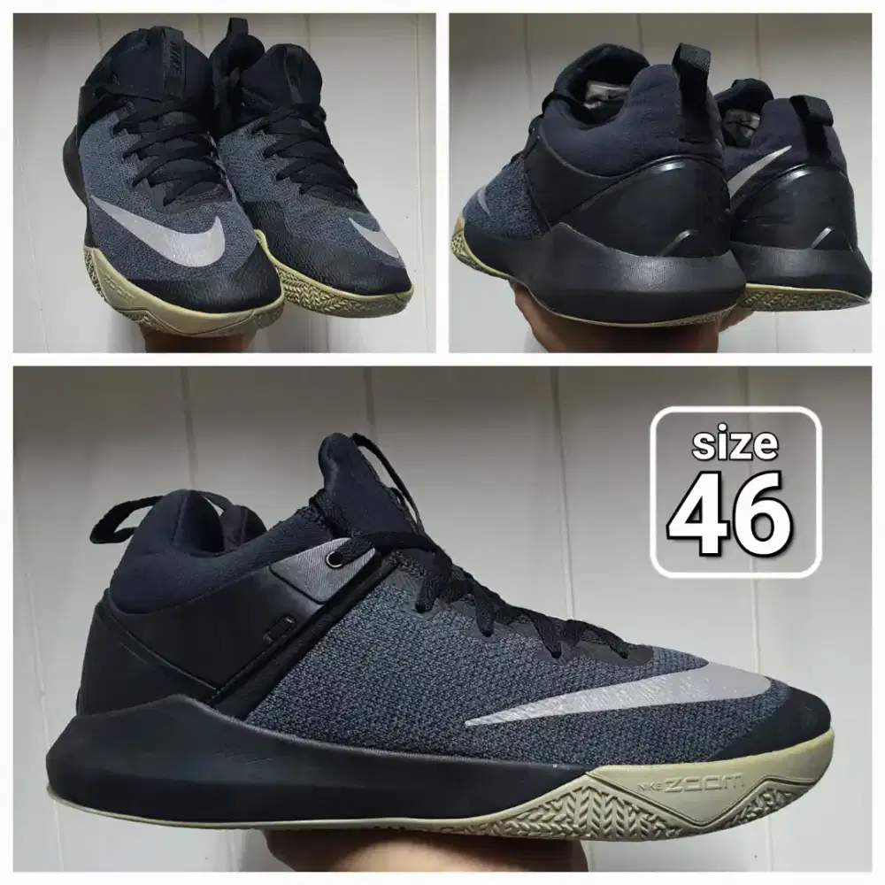 Sepatu Basket Nike Zoom Shift size 46 Second ori shoes