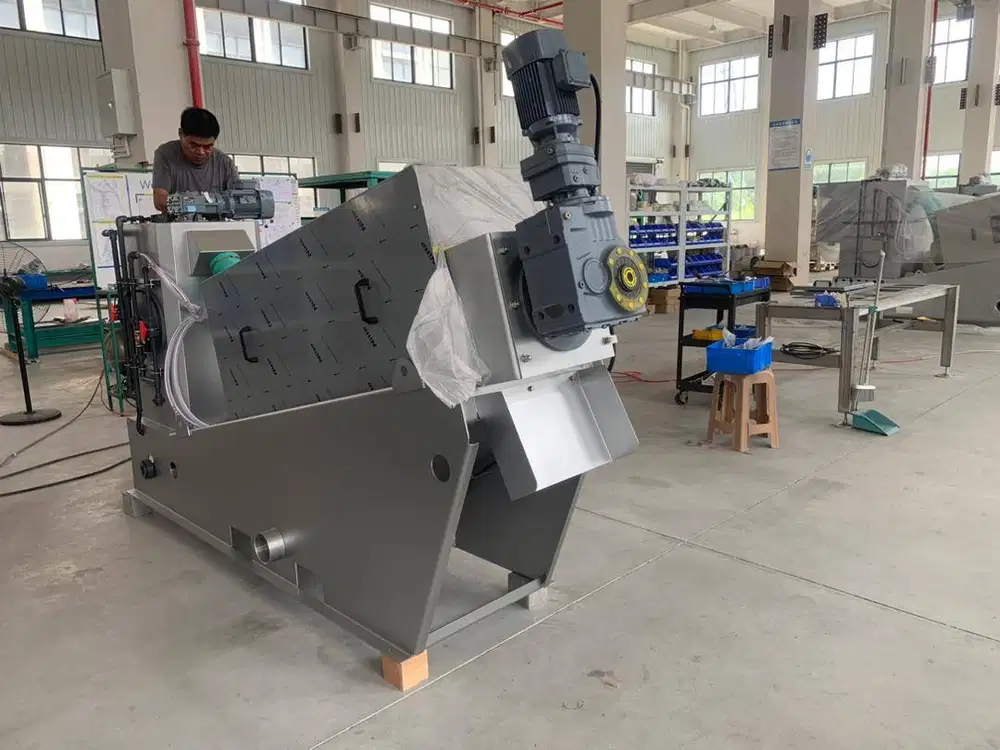 Mesin Screw Press Type 301 - Kapasitas 20 - 70 Kg Per Day - Slury IPAL