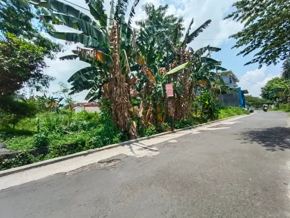 Disewakan Tanah Pekarangan Strategis Untuk Ruang Usaha Jalan Kaliurang