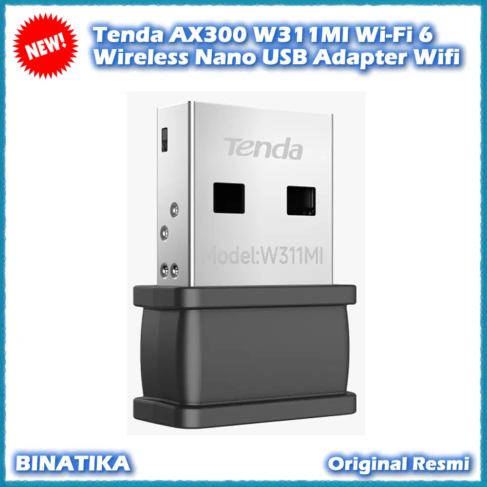 Original Tenda AX300 W311MI Wi-Fi 6 Wireless Nano USB Adapter Wifi