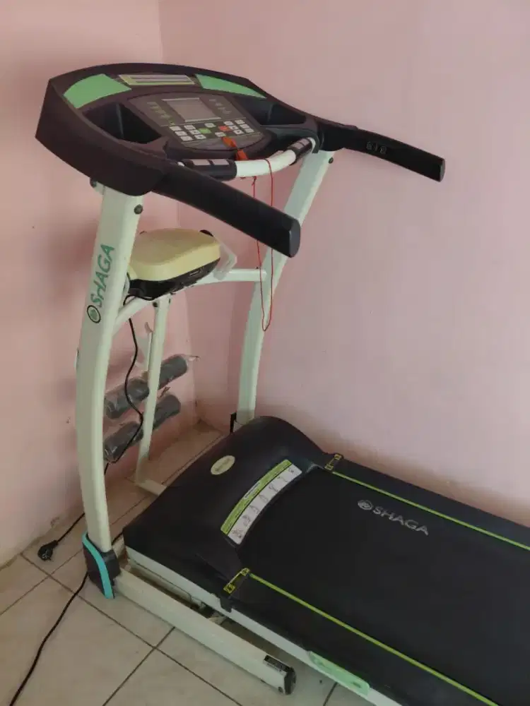 Treadmill Elektrik Shaga Evo Second Sudah Incline Otomatis