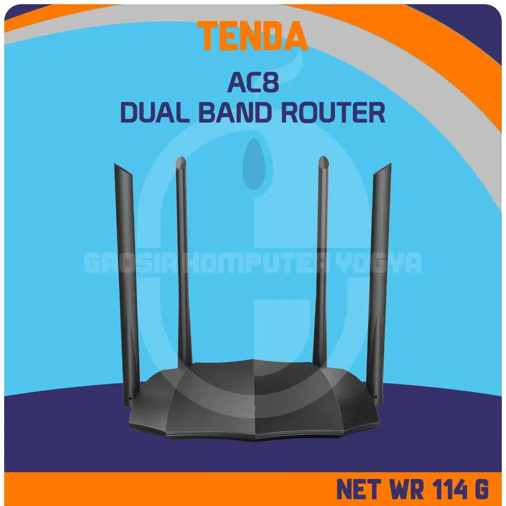Tenda AC8 AC1200 Dual-Band Gigabit Wireless Router Wifi