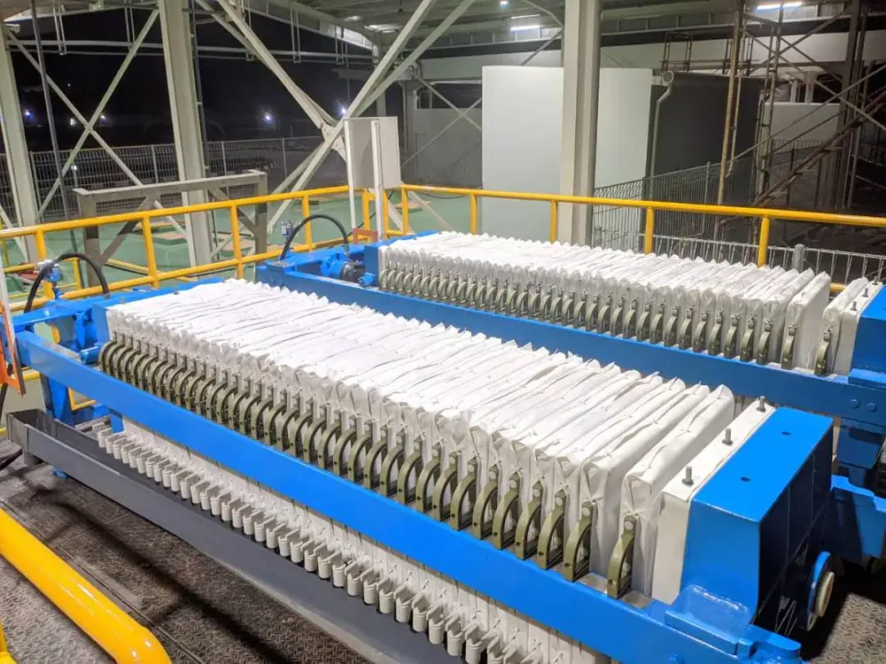 Mesin Filter Press Kapasitas 200 Liter per Cycle - Untuk IPAL