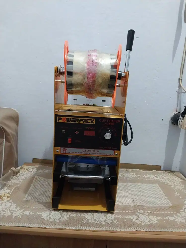 Cup Sealer alat press gelas plastik