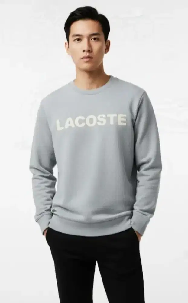 Crewneck Lacoste Grey colour Size No.2