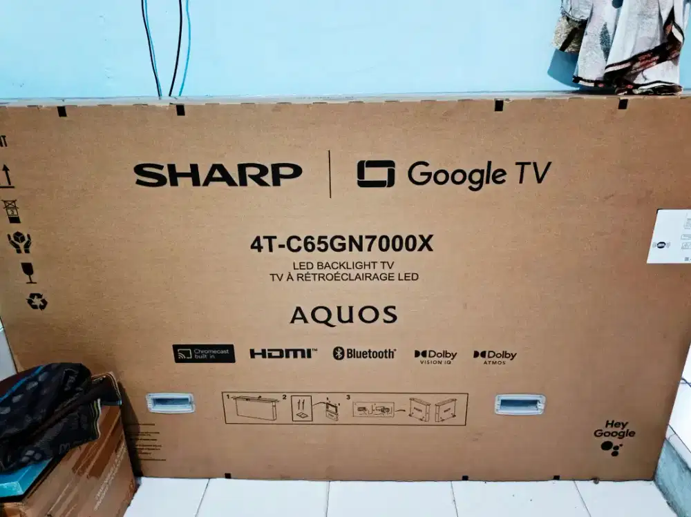 Sharp Aquos TV 65inc Xled Qled 4K Google TV Full Array 4T-C65GN7000X