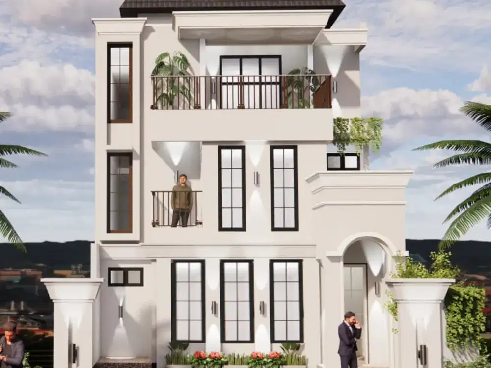 Rumah Baru Design American Classic di Tebet Timur Jaksel