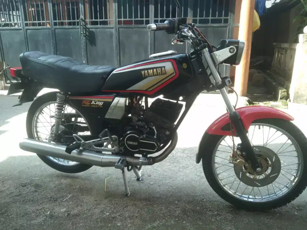 Yamaha RX king cobra 135cc bibir merah pelangi thn 1993 lengkap