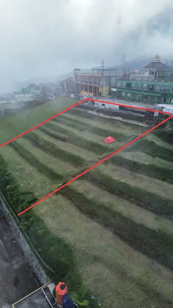 Jual tanah lokasi wisata paralayang luas 1535m hrg 3,5Milyad nego