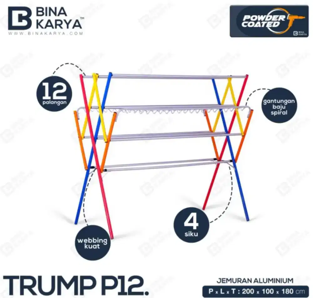 READY JEMURAN RAINBOW TRUMP TERMURAH TERLARIS SALE
