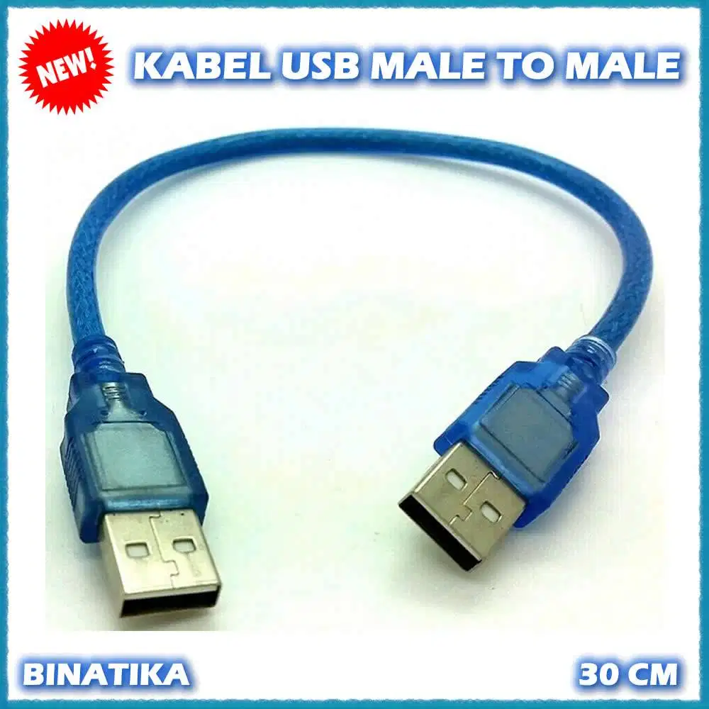 Kabel USB Male To Male 30cm / Male Male High Quality