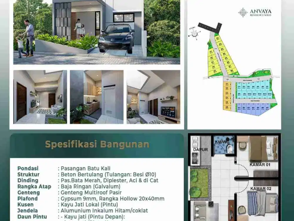 JUAL 40 RUMAH 290 JUTA MOJOSONGO KOTA SOLO