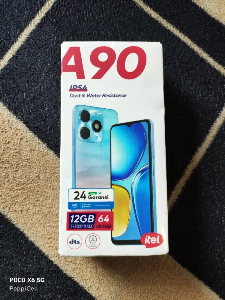 Itel A90 4+8GB/64 GB NEW Garansi resmi