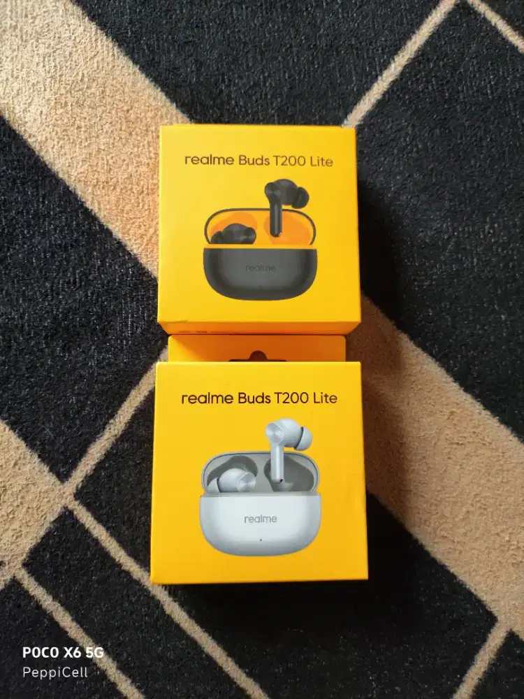 Headset Bluetooth TWS Realme Buds T200 Lite NEW BNIB