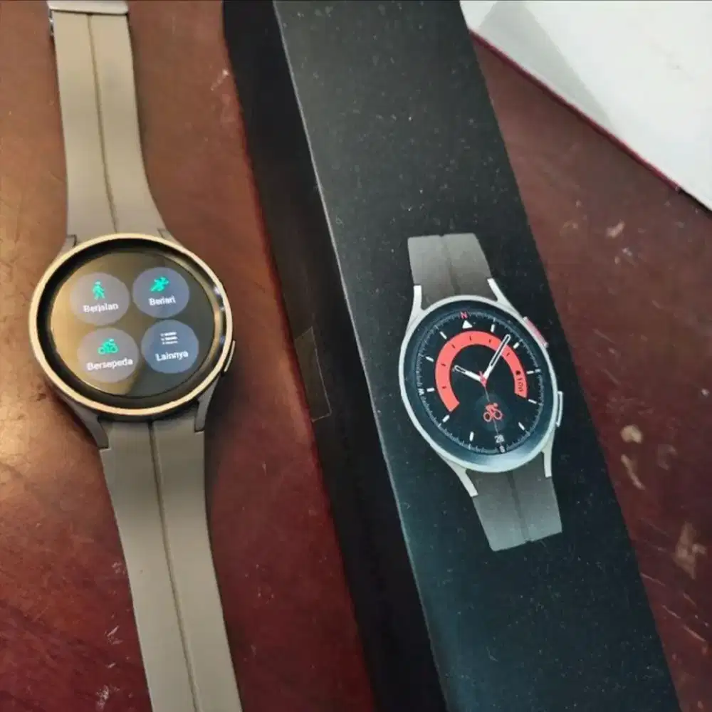 Samsung Watch 5 Pro 45mm normal mulus lengkap