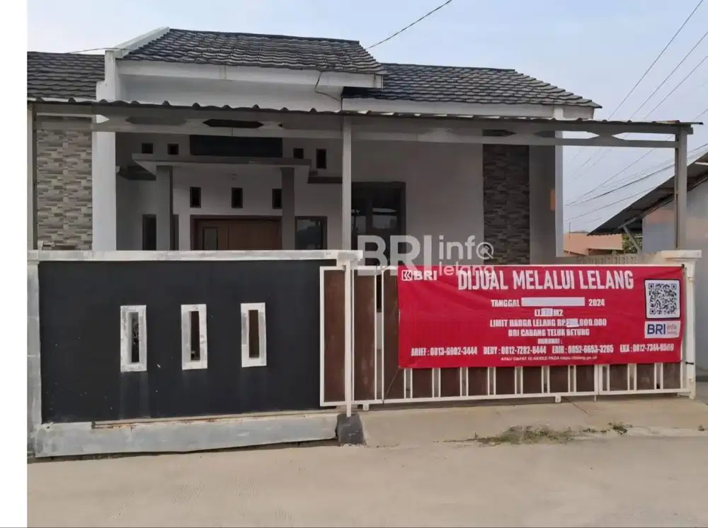 Rumah Tinggal di Perumahan Milania Village Sabah Balau Bandar Lampung