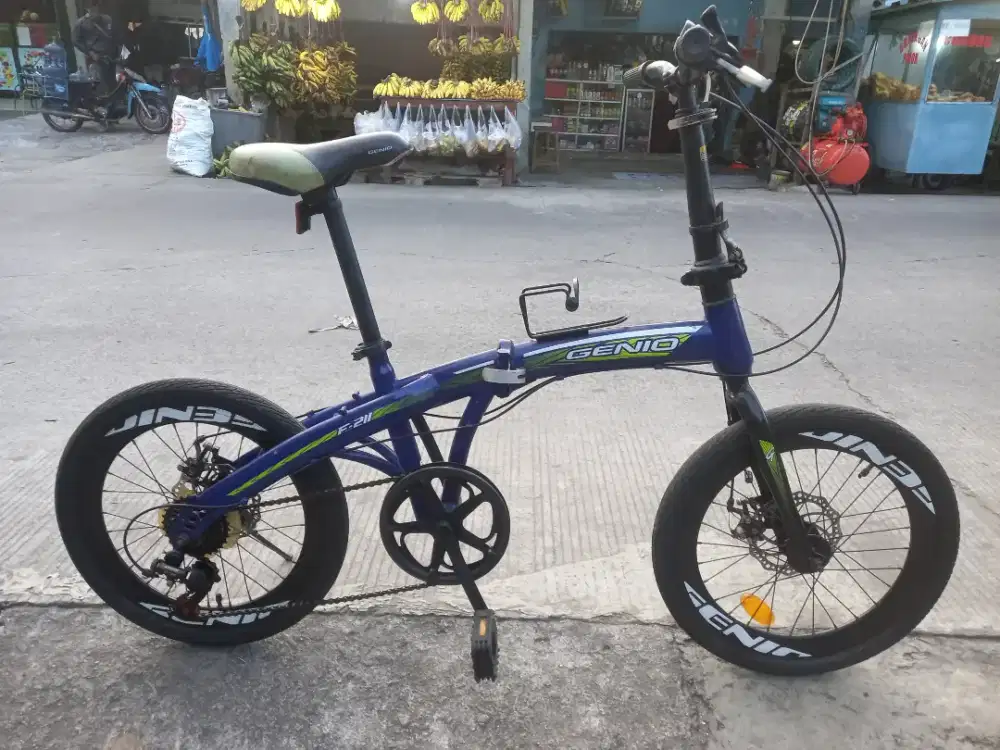 Jual / TT Seli Uk 20 GENIO Double Disk 7 Speed 90 % Mulus & Like New