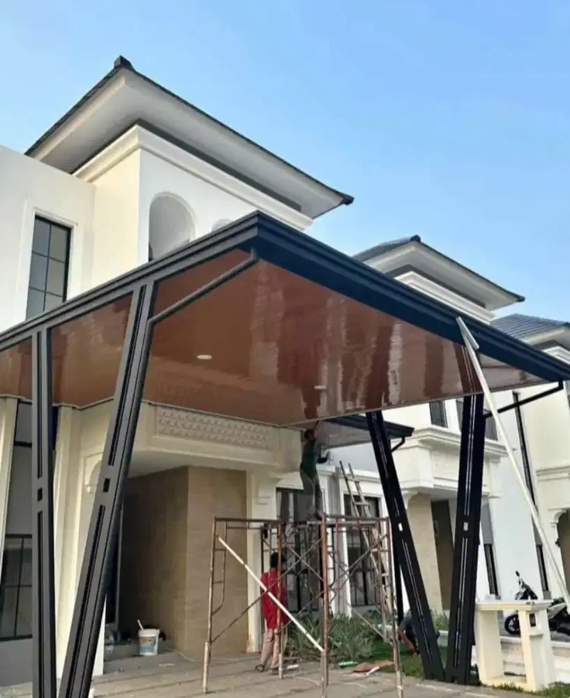 Kanopi atap alderon pelapon PVC