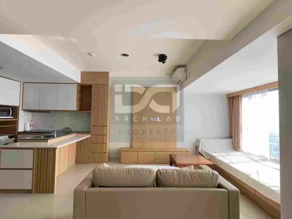Disewakan Unit 2Br besar (94sqm), Interior Baru. Pasadena Orange County. Lippo Cikarang.