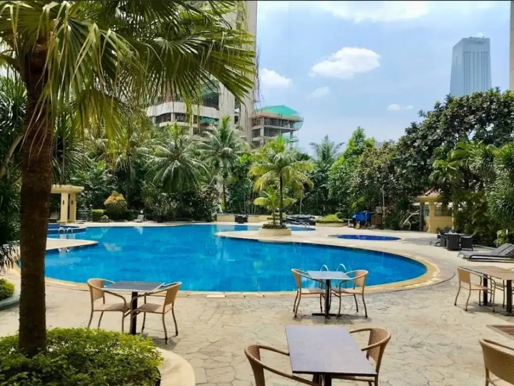 Jual Apartemen SUDIRMAN TOWER CONDOMINIUM Lt Middle tipe 2 BR Furnished