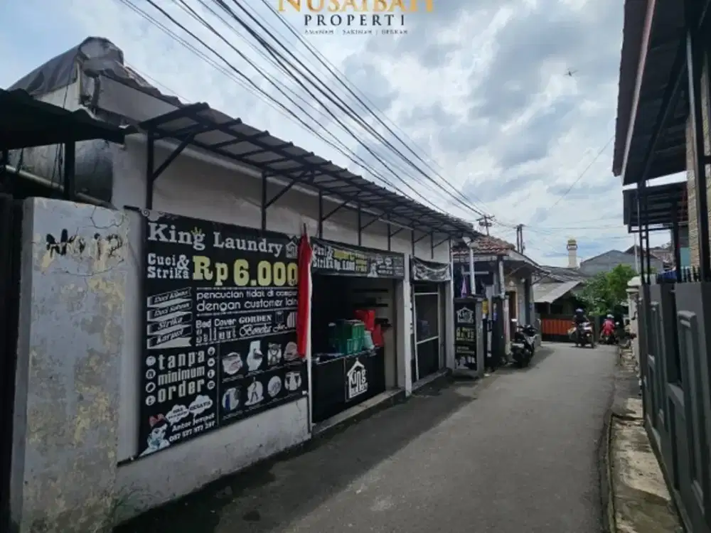 rumah kontrakan 6 pintu dan 4 kios condet