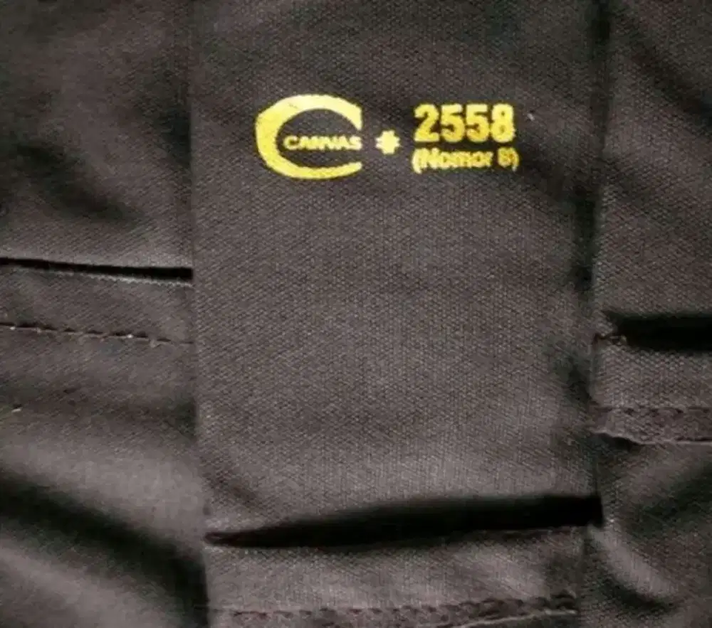 Terpal kain kanvas tutup aspal