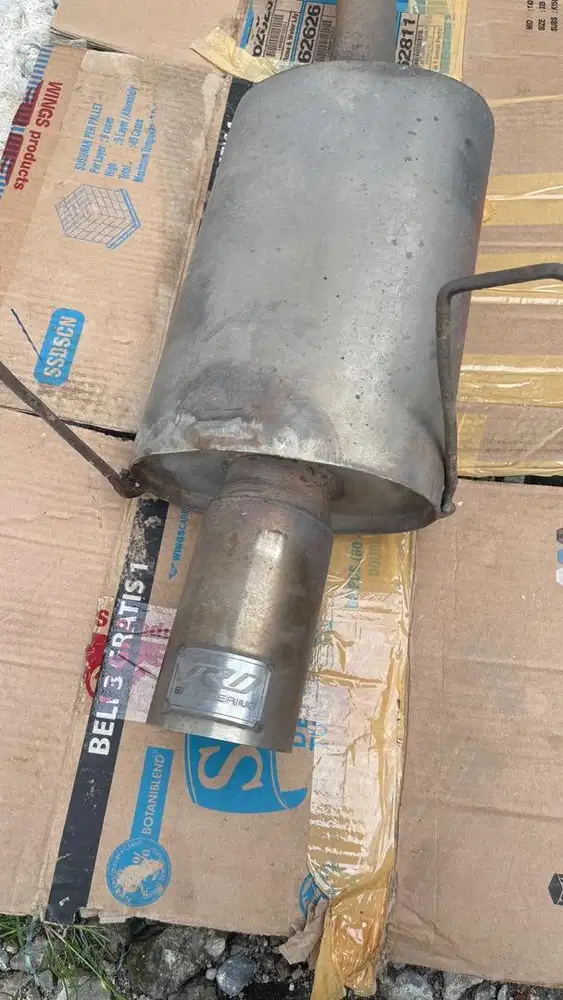 Muffler ord v2 dual bolt on hrv 2 suara