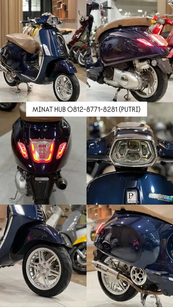 SPRINT 150 3V 2014 NAVY MODIF GANTENG