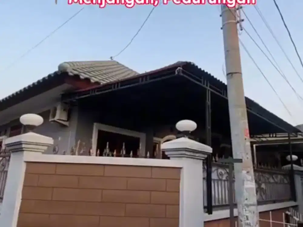 Rumah FULL FURNISHED & hook dkt Masjid di Menjangan Indah Palebon