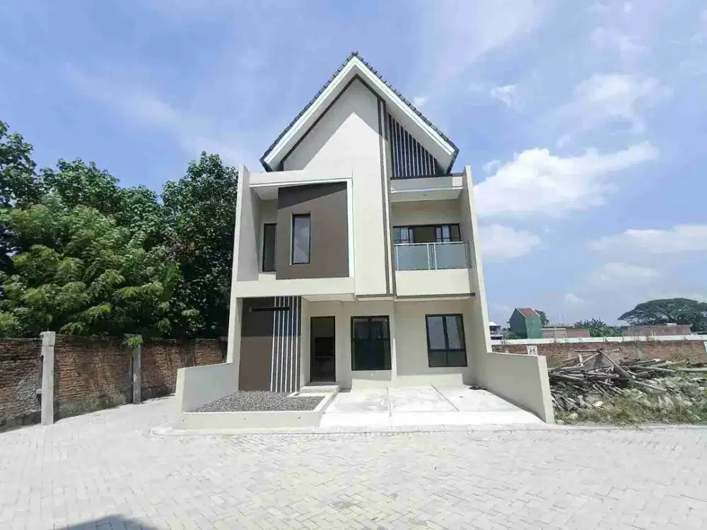 Promo Free All Biaya Rumah Scandinavian Baru Gress 2 lt di Cluster Manang Grogol