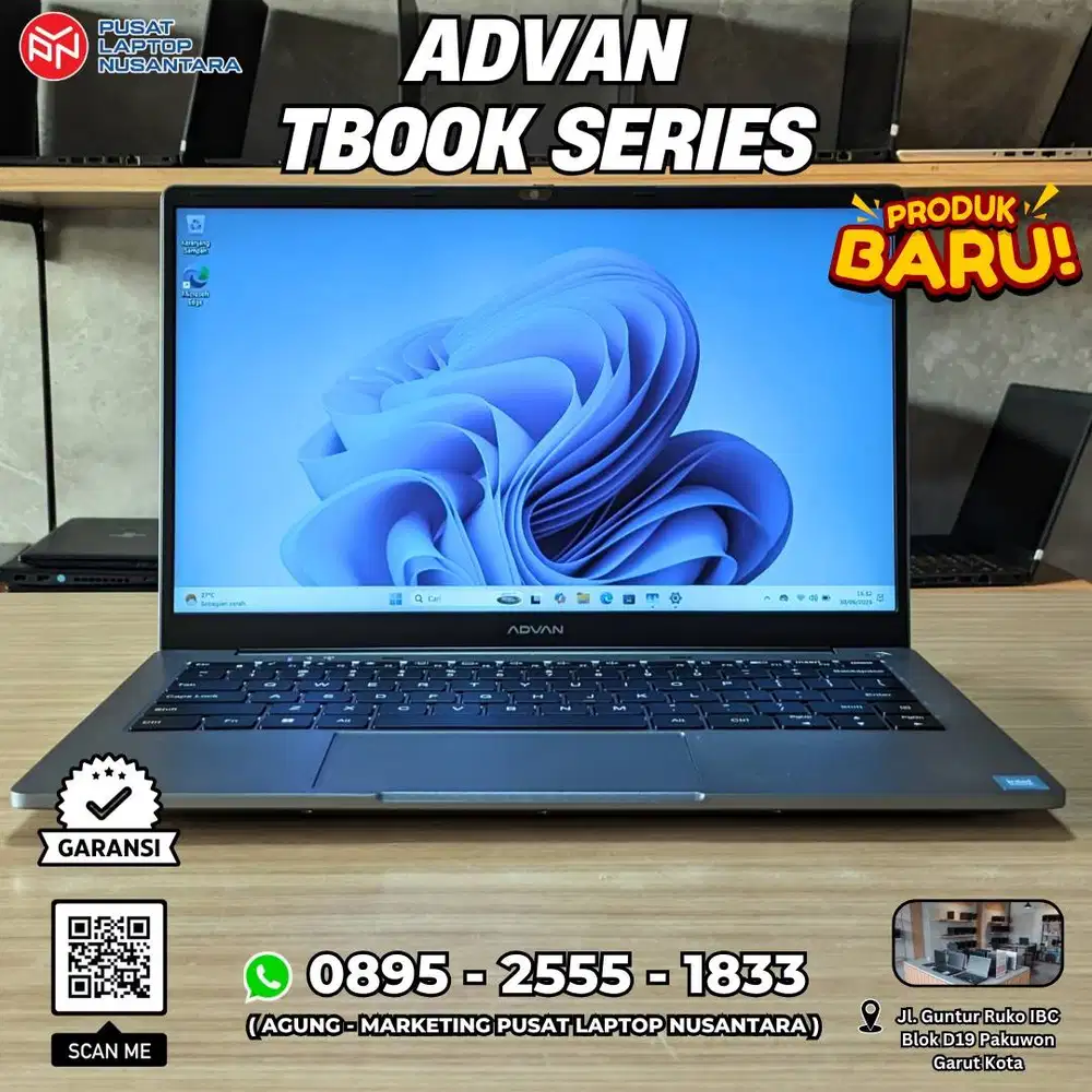 Advan Tbook Series (Laptop Gress RESMI) - Laptop Garut