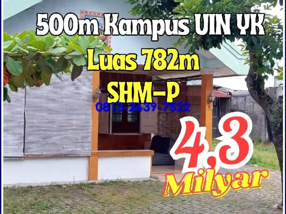 Dijual Rumah Demangan Lama 500m UIN Jogja