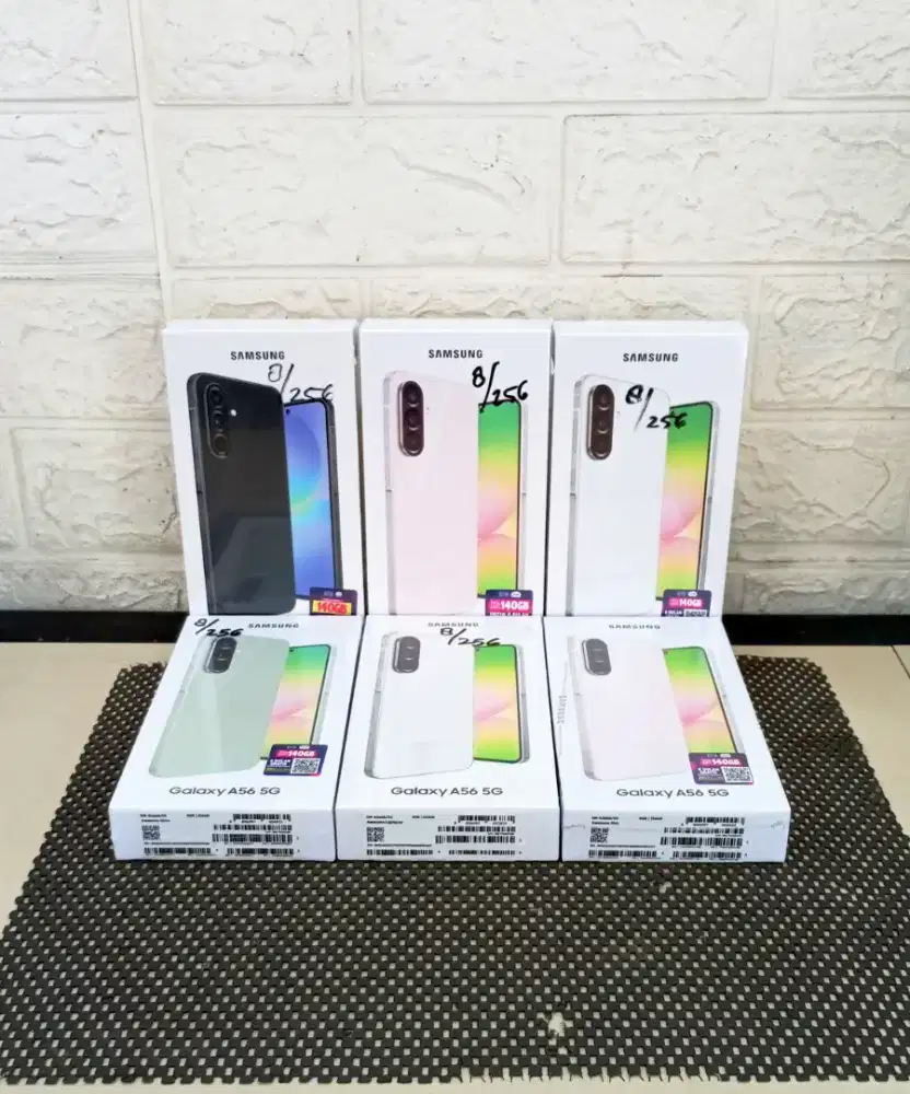 BARUU..SAMSUNG A56 5G RAM 8+8/256 SEGEL/GARANSI RESMI.