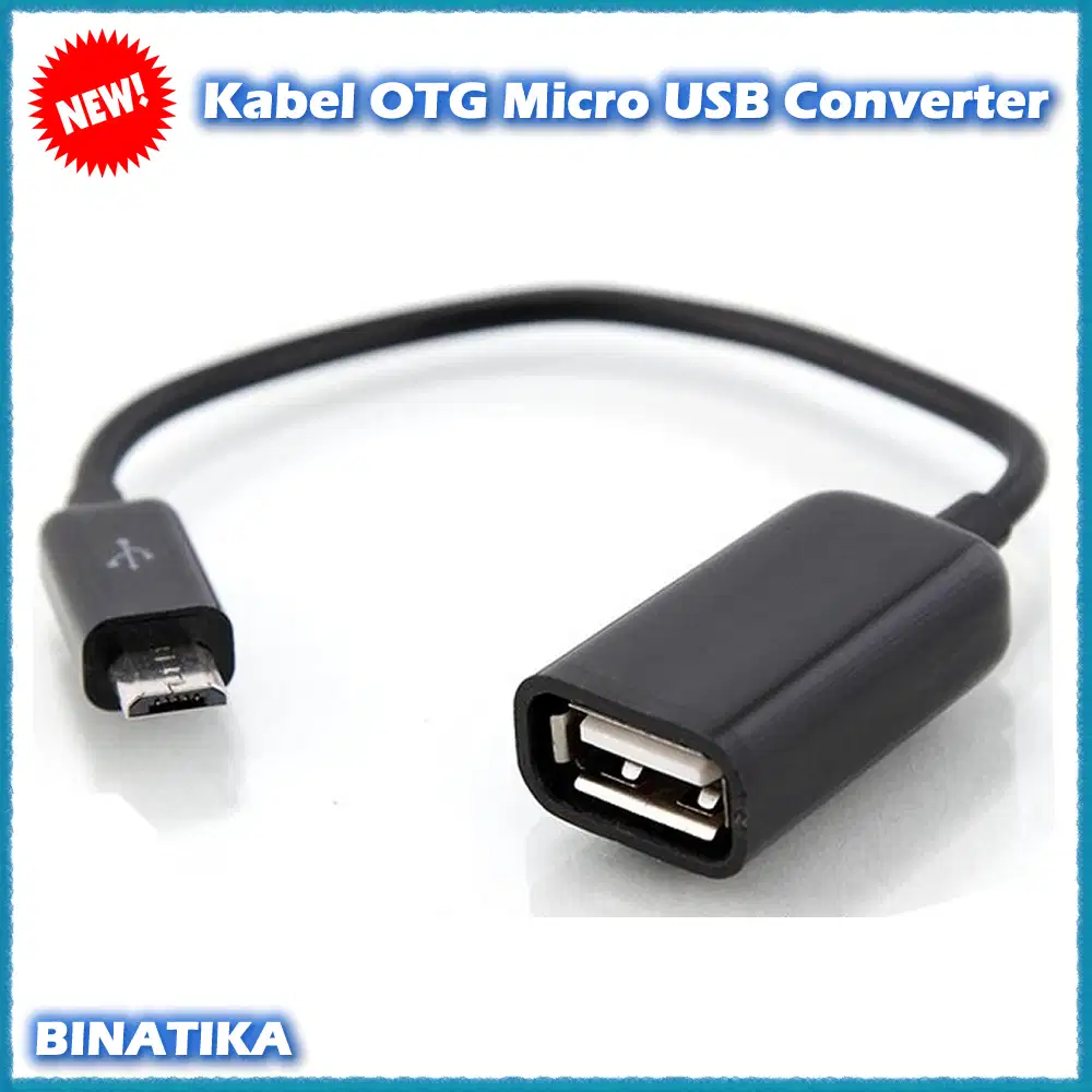 Kabel OTG Micro USB Converter OTG Flashdisk By Binatika