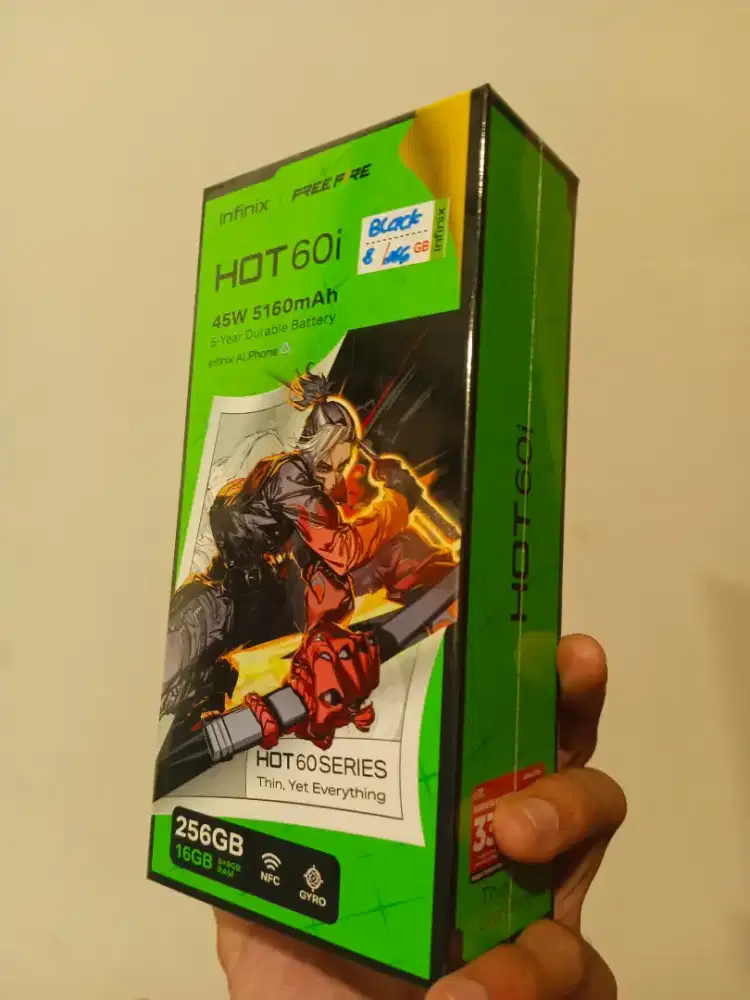 INFINIX HOT 60i 16(8+8)/256 NEW GARANSI RESMI