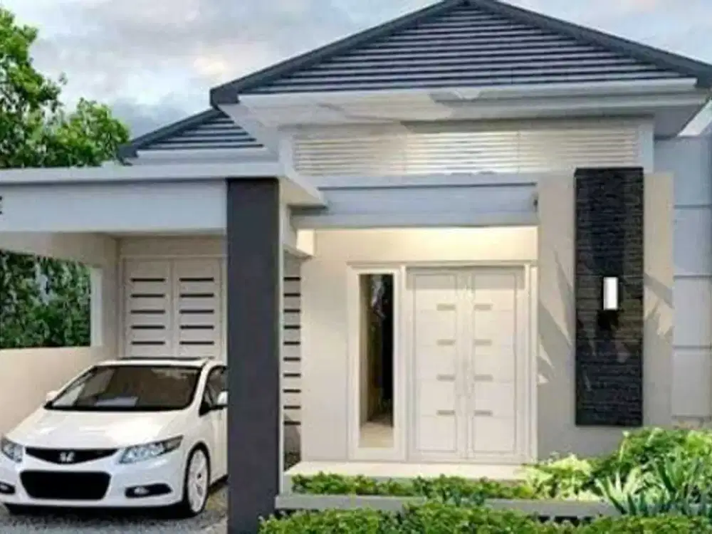 Rumah Baru modern, strategis tanah luas, harga murah, keluarga jadi senang, semoga berbahagia selalu.