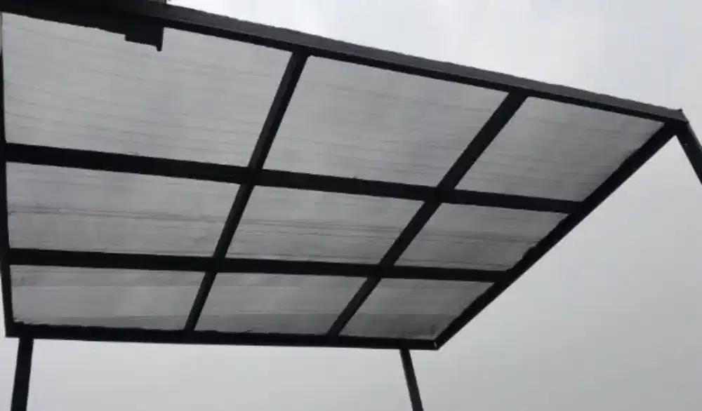 Kanopi paranet terpasang